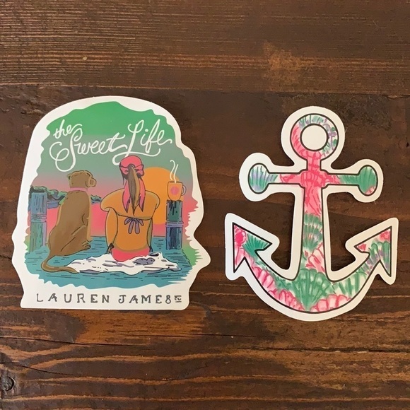 Other - Stickers Set of 2 Large Laptop Water Bottle VSCO
